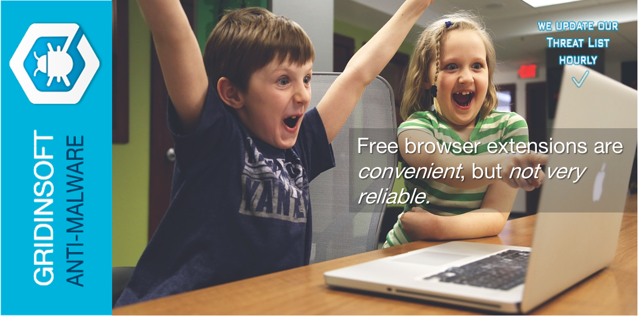 Extensões gratuitas de navegador são convenientes, mas não muito confiável