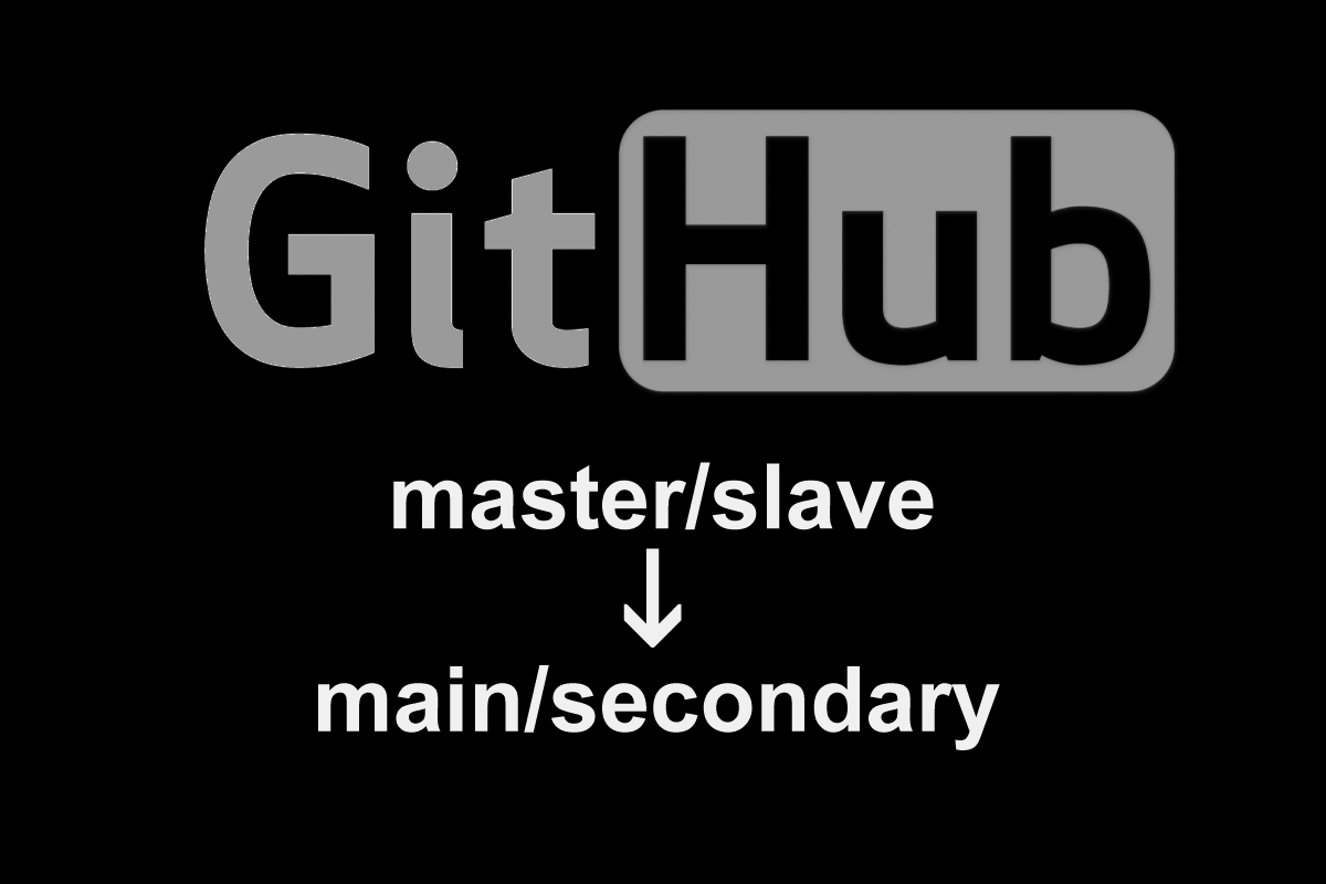 GitHub substituirá o termo "master"