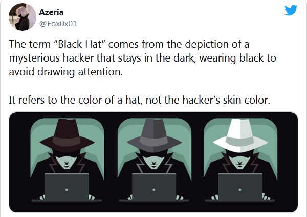 chapéu preto - não é neutro o suficiente