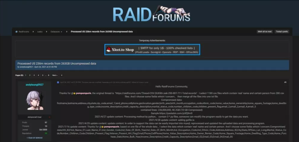 Página RaidForums