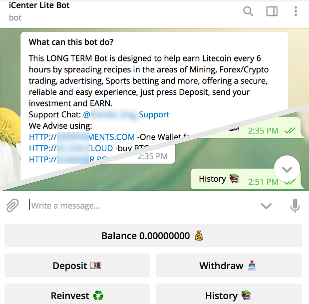 Phishing with Telegram Bots