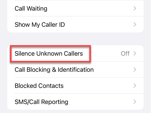 Passo Como bloquear chamadas fraudulentas no iPhone 4