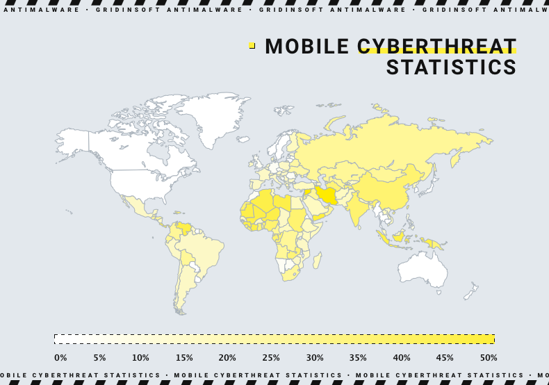 Mapa de ameaças móveis