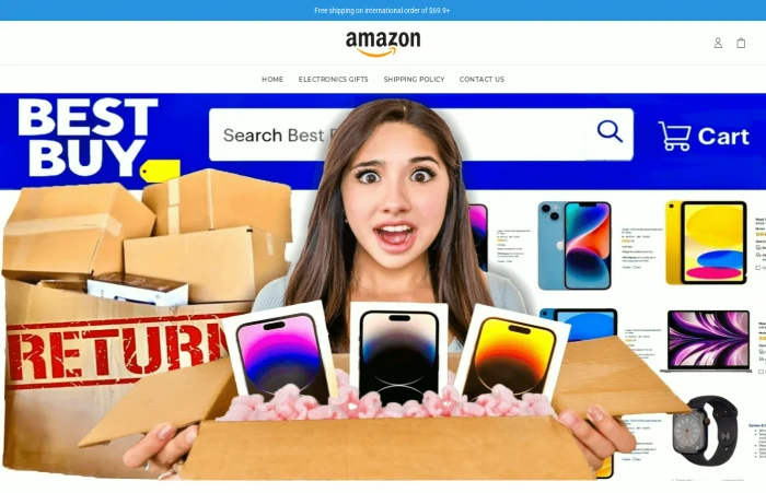 Sites falsos da Amazon