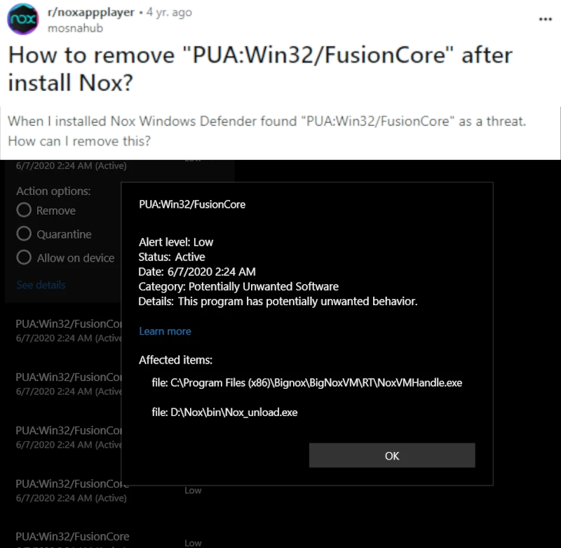 Reprodutor de aplicativos Nox FusionCore