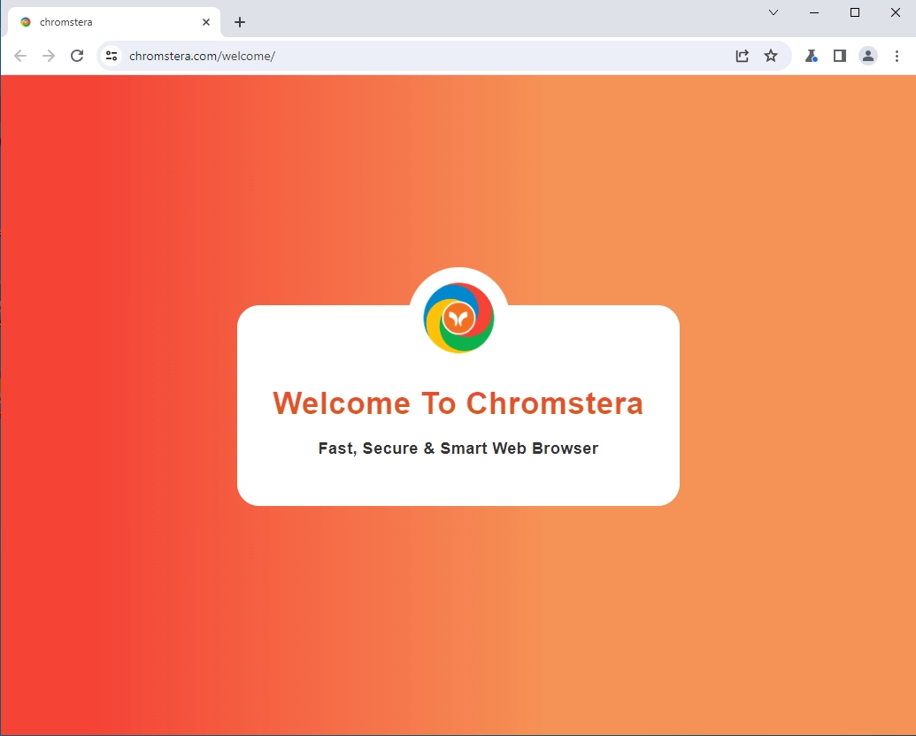 Captura de tela do navegador Chromstera