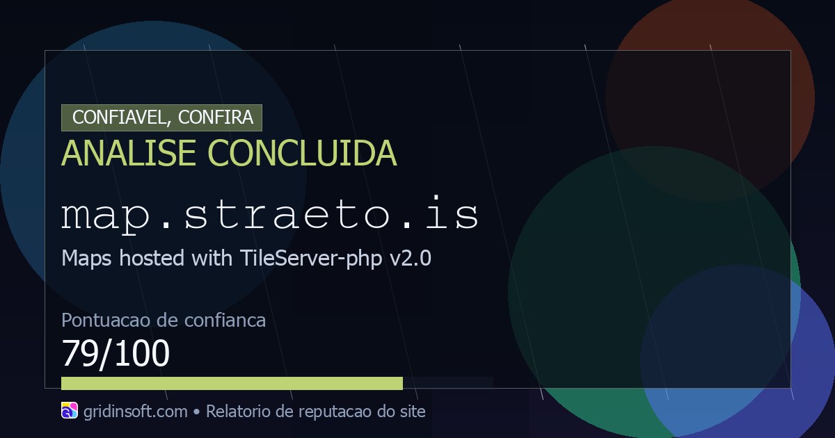 Map.straeto.is: é seguro? (Confiança 79/100)