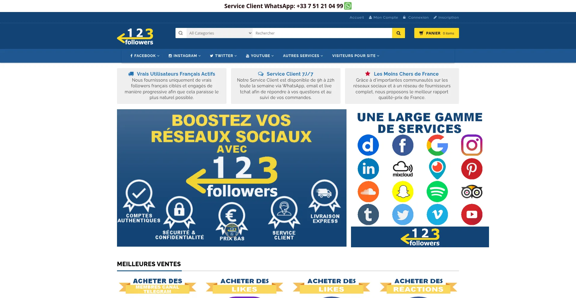 123followers.fr é Seguro e Confiável?