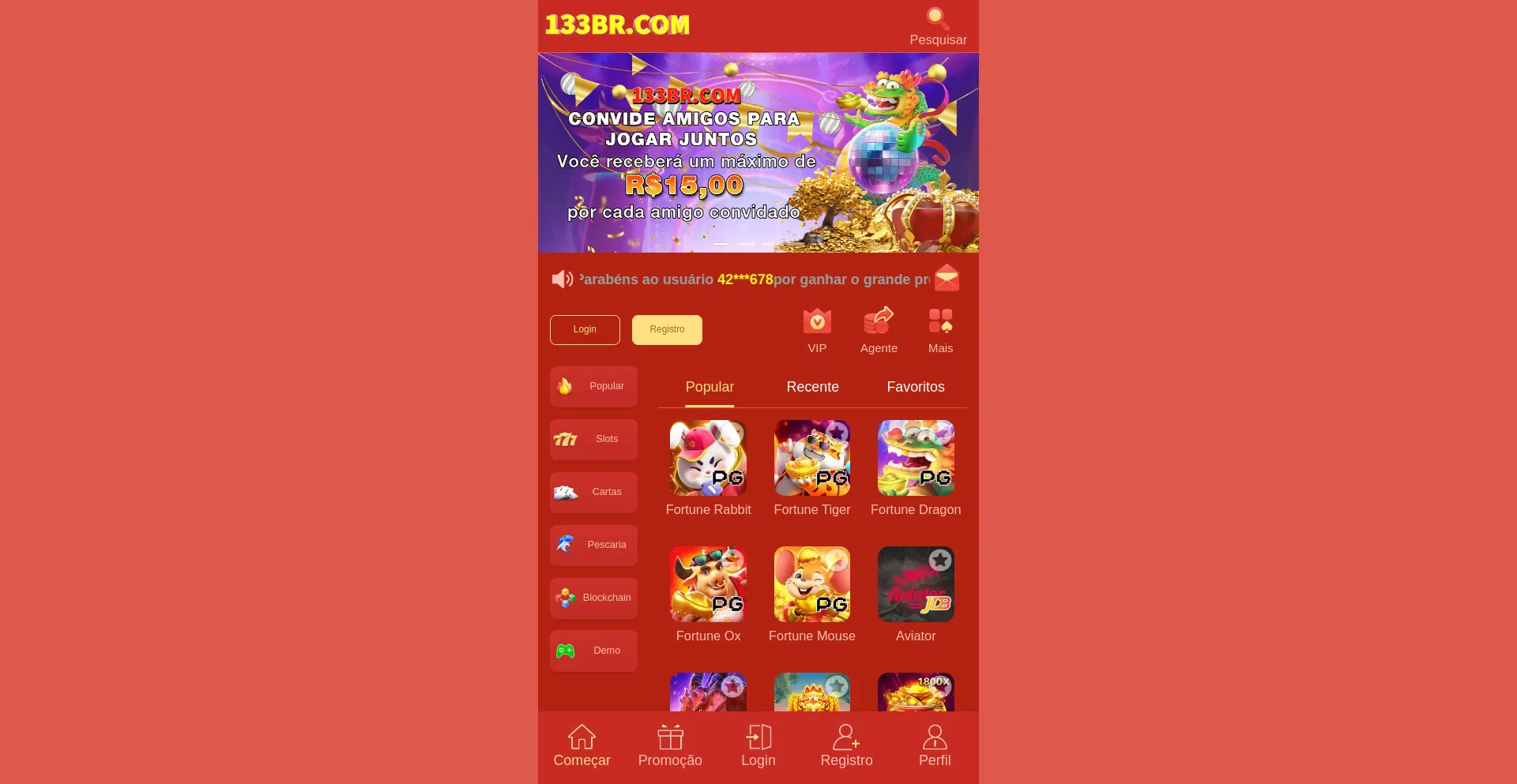 Website screenshot of 133br.com