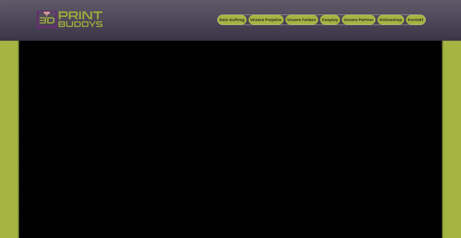 Website screenshot of 3dprintbuddys.de