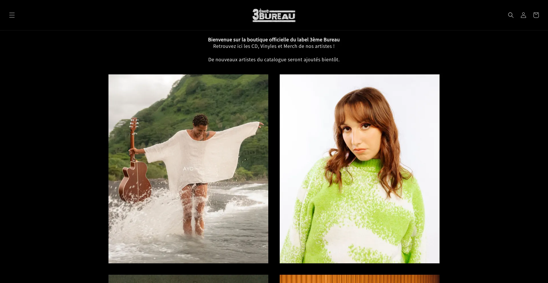 Website screenshot of 3emebureau.shop