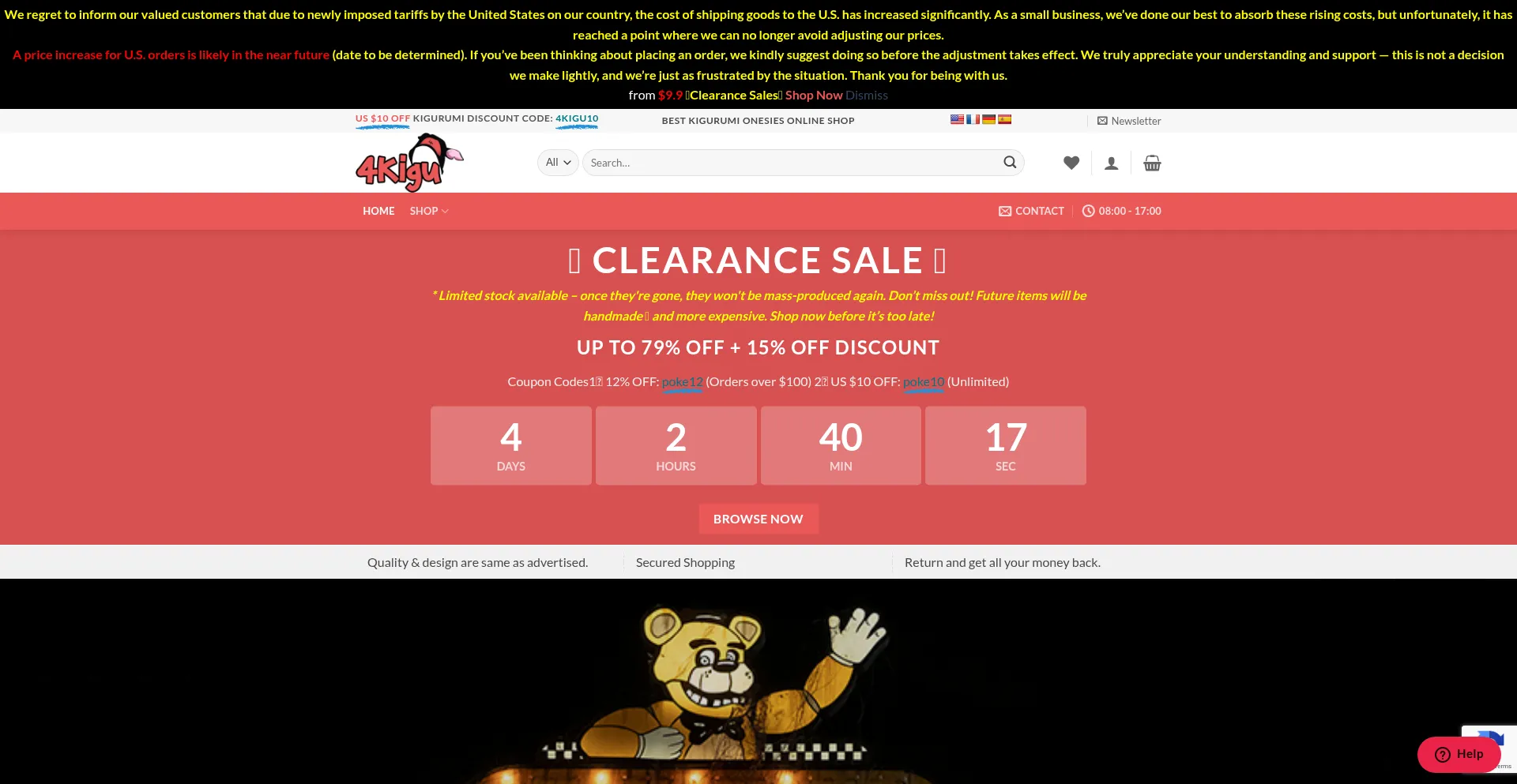 4kigushop.com é Seguro e Confiável?
