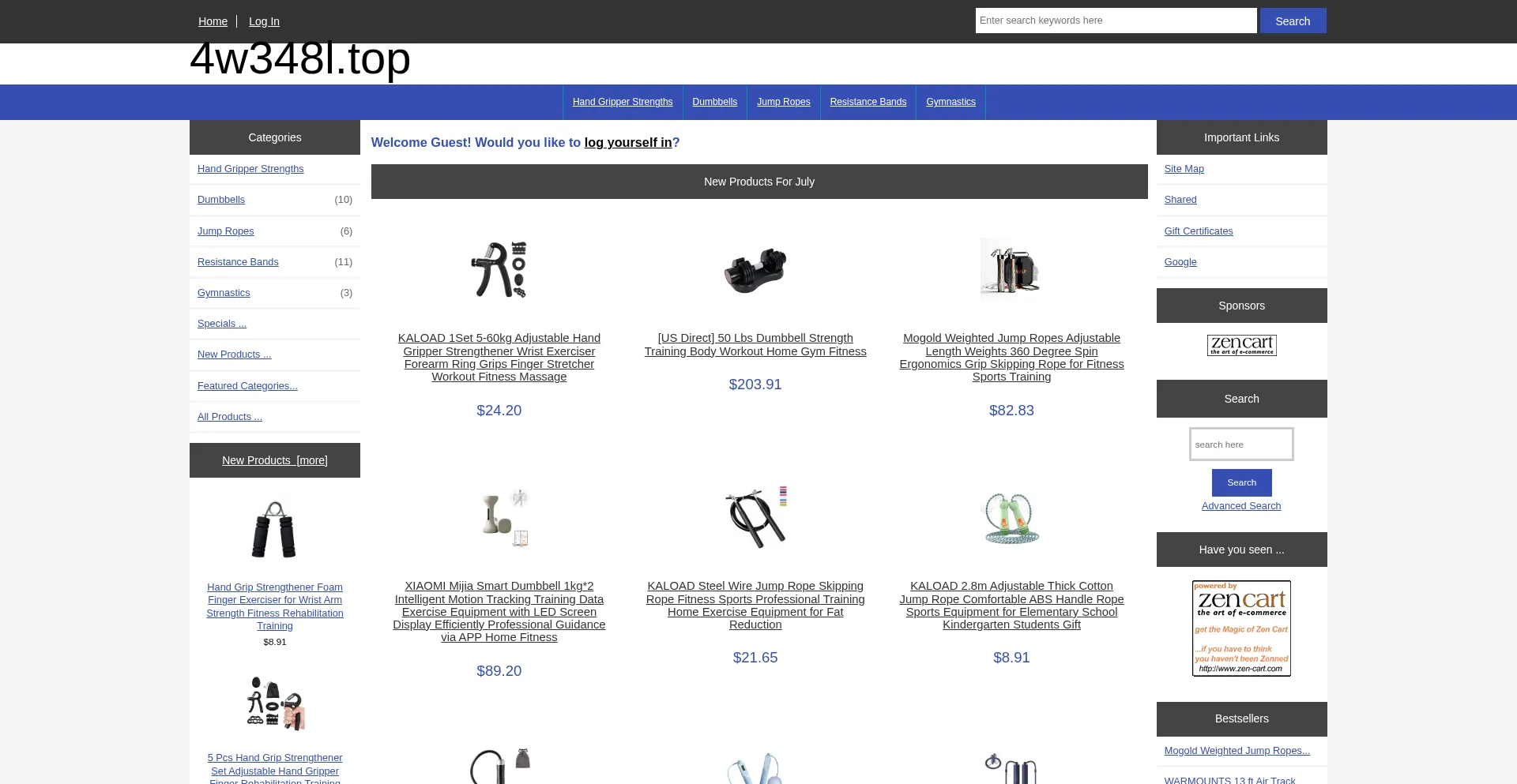 Website screenshot of 4w348l.top