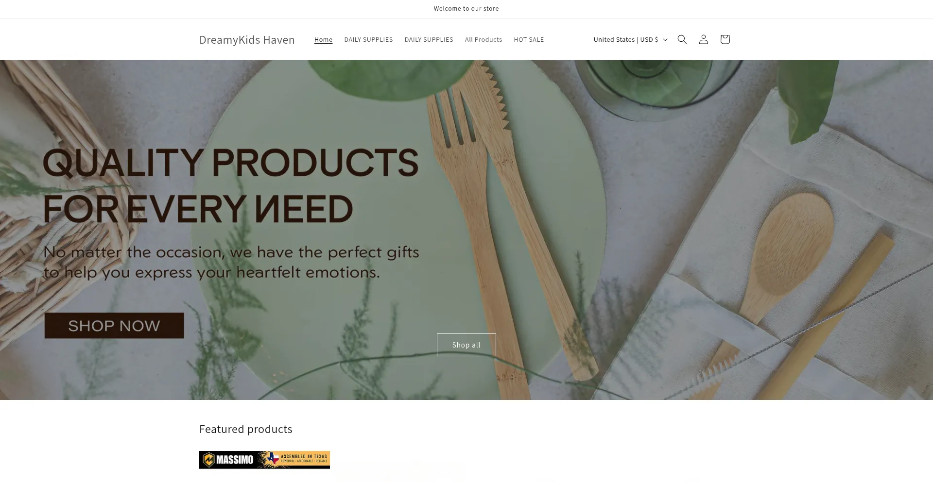 Website screenshot of 6bfuuu-6a.myshopify.com