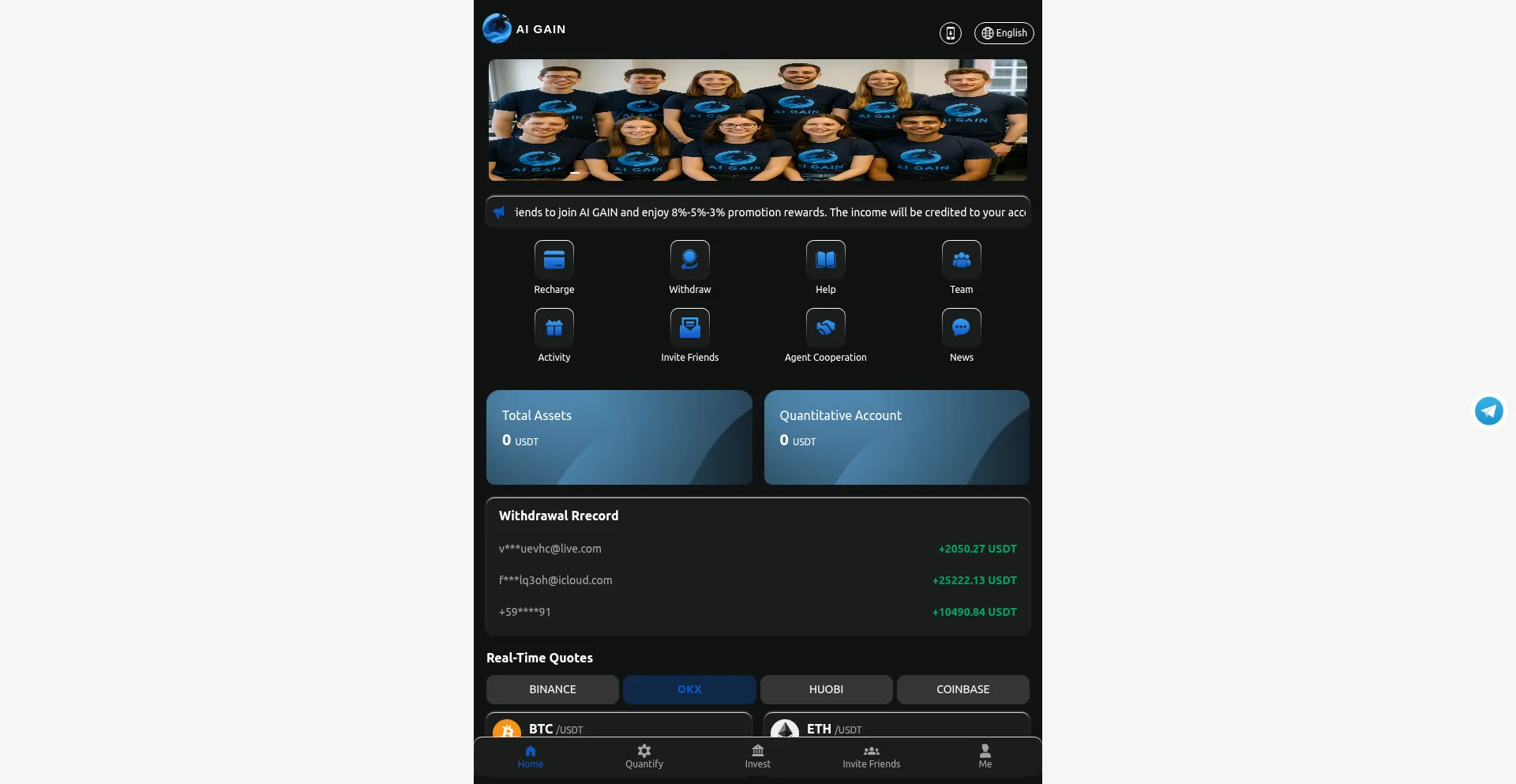 Website screenshot of 777ai.vip