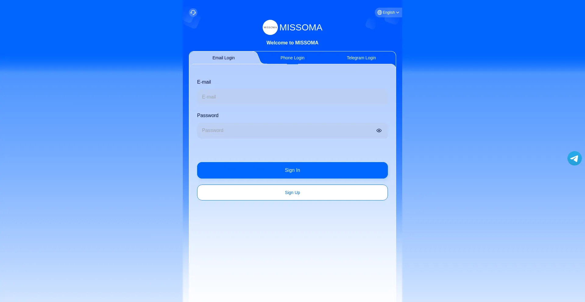 Website screenshot of 7misso.com