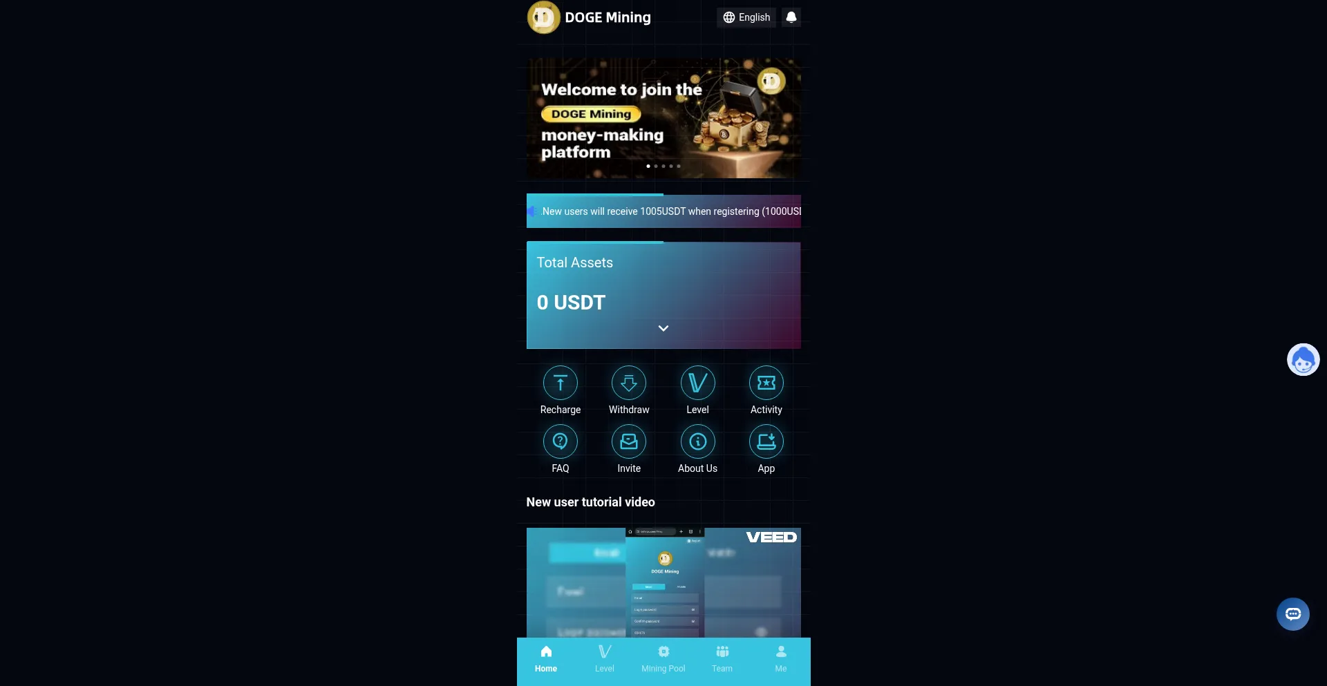 Website screenshot of A.defirally.com