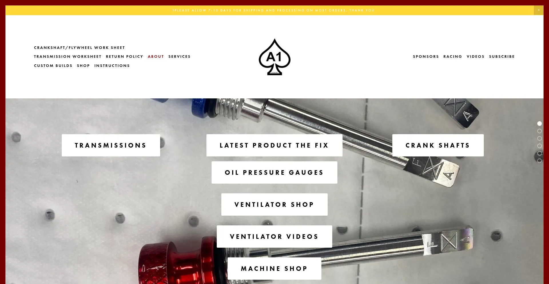 A1cycles.net Screenshot