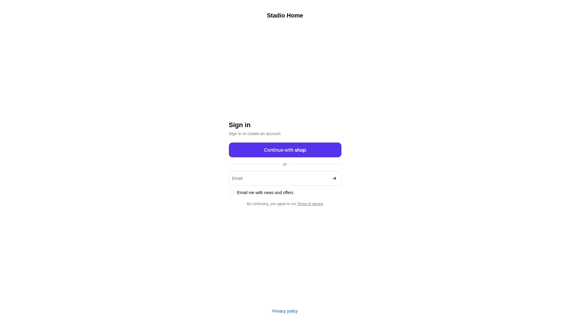 Account.stadiohome.com