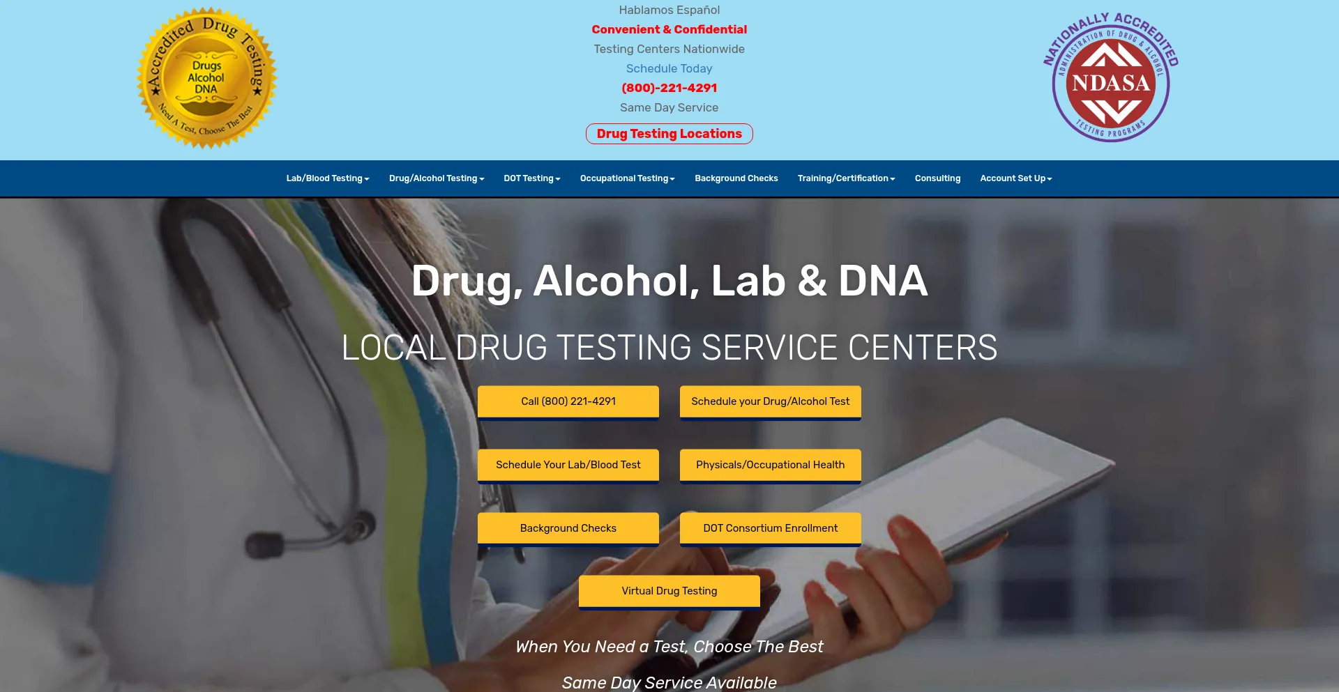 Accrediteddrugtesting.com é Seguro e Confiável?