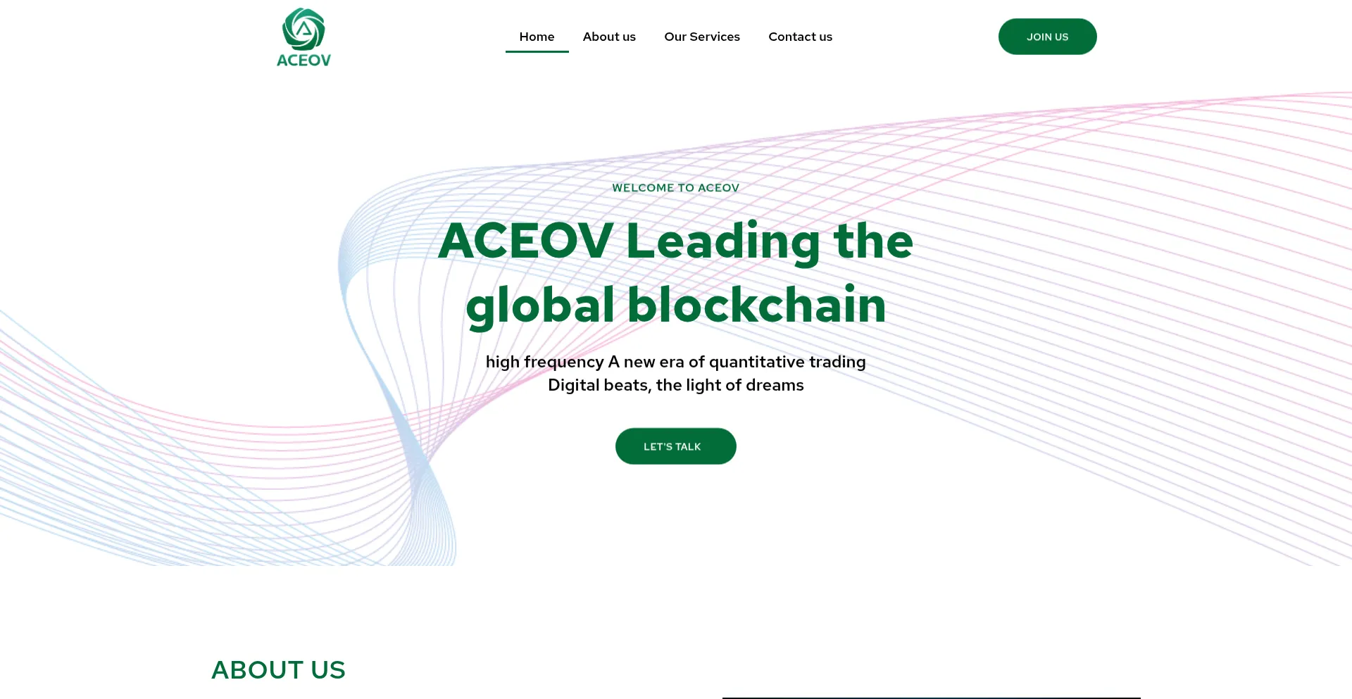 Website screenshot of Aceov.top