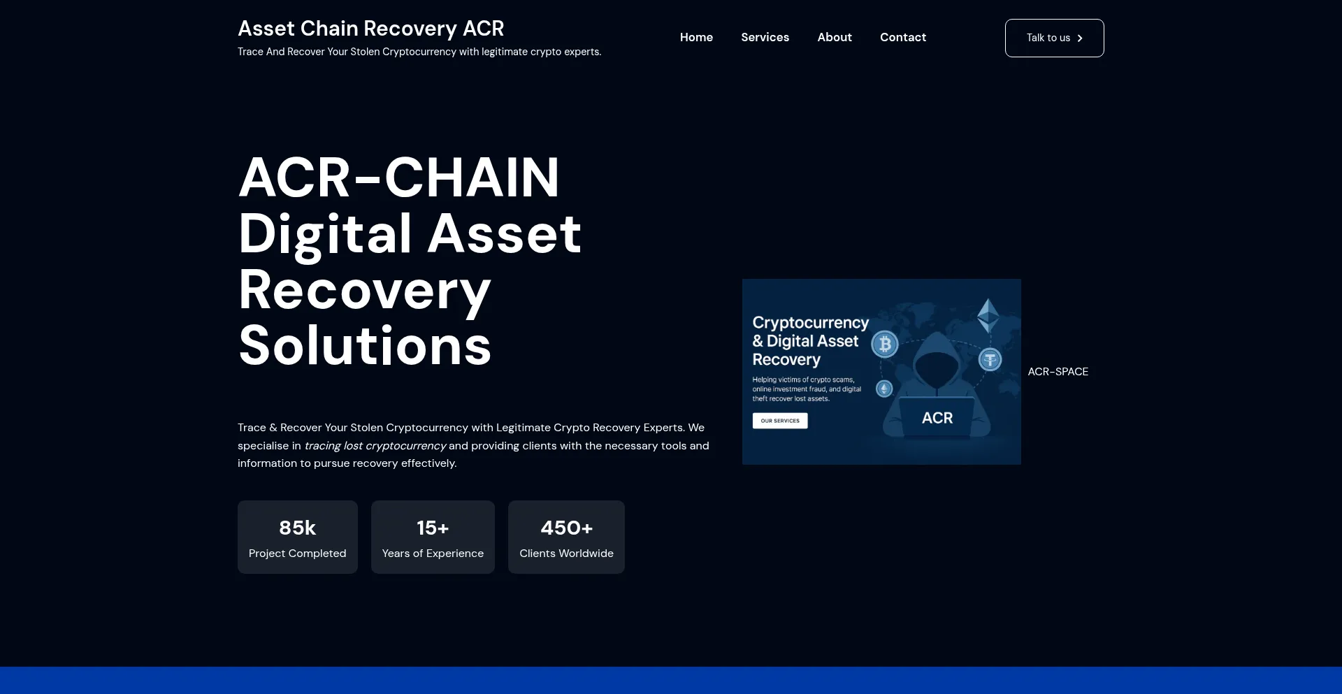Acr-chain.space Screenshot