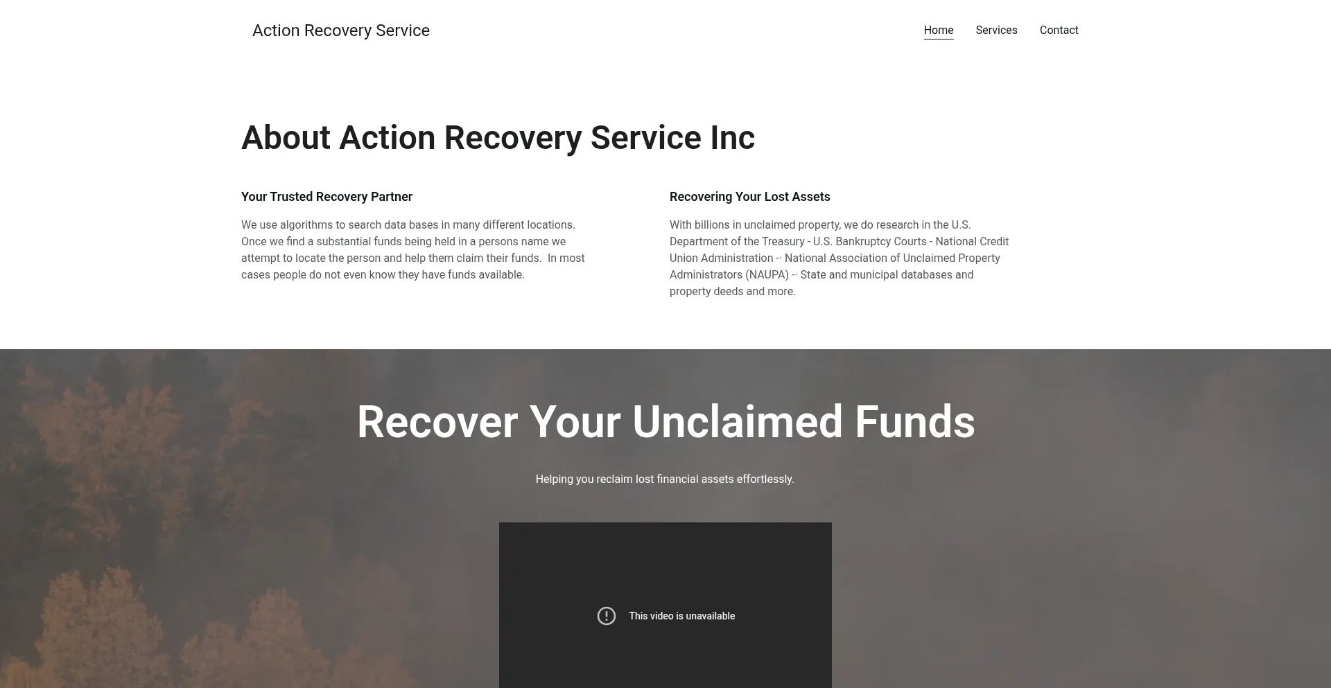 Actionrecoveryservice.info