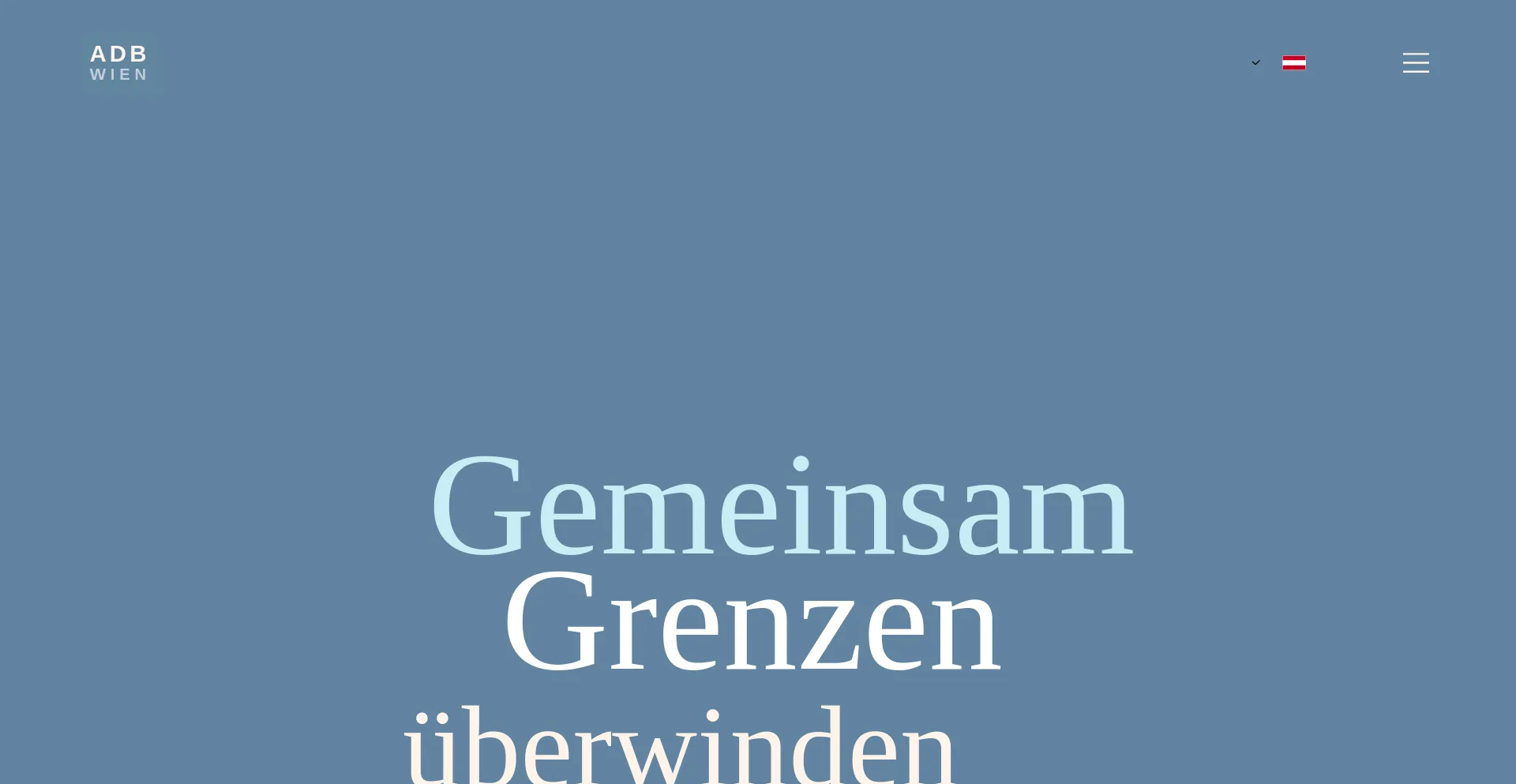 Website screenshot of Adbwien.at