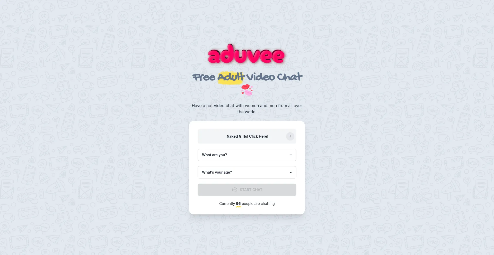 Website screenshot of Aduvee.com