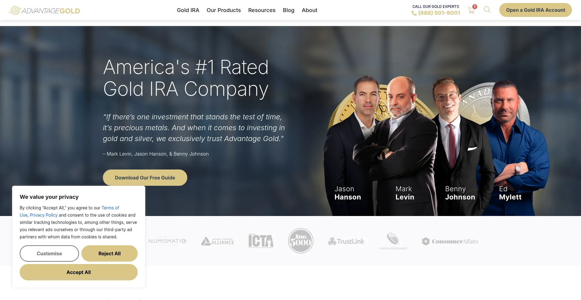 Advantagegold.com é Seguro e Confiável?