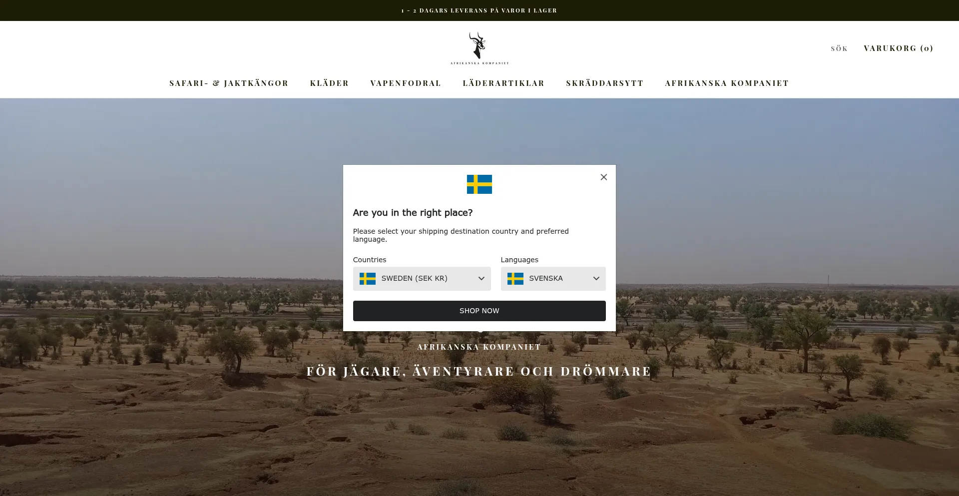 Afrikanskakompaniet.se é Seguro e Confiável?