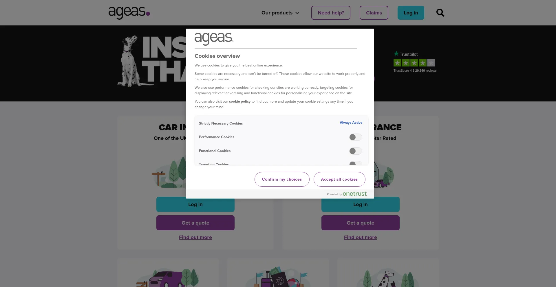 Ageas.co.uk Screenshot