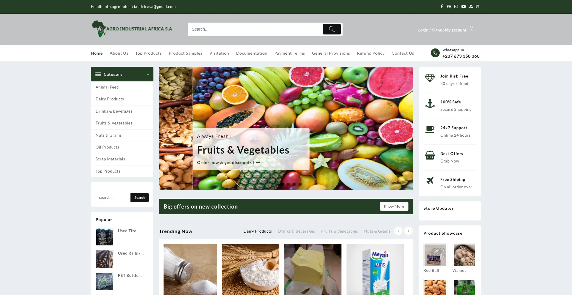 Agroindustrialafricasa.com é Seguro e Confiável?