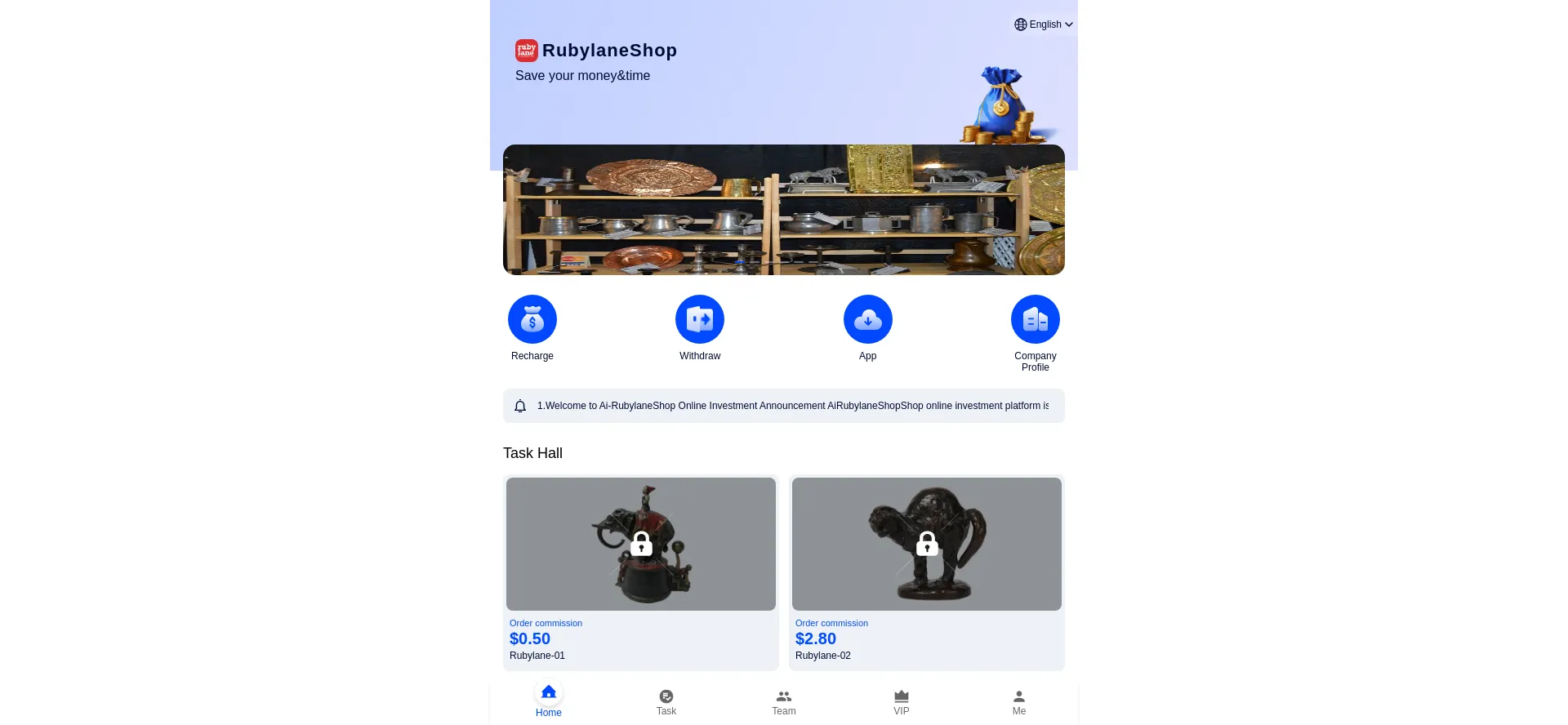 Website screenshot of Ai-rubylane.com