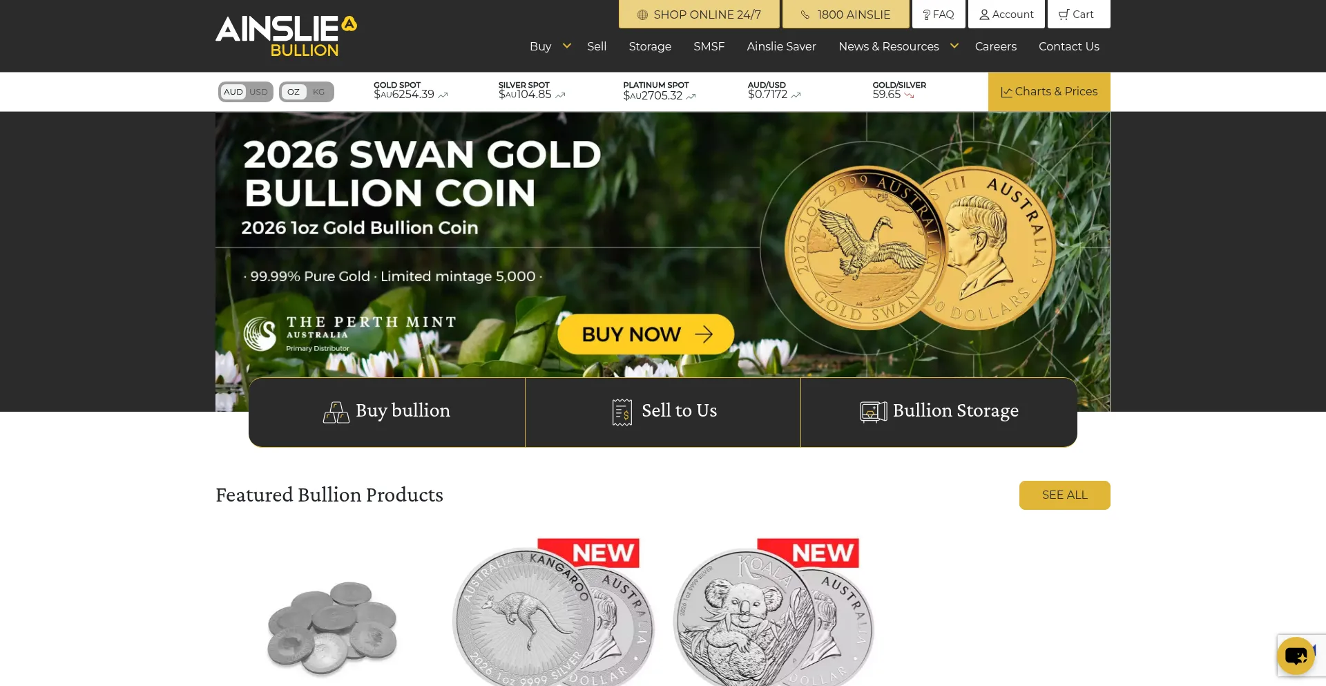 Ainsliebullion.com.au