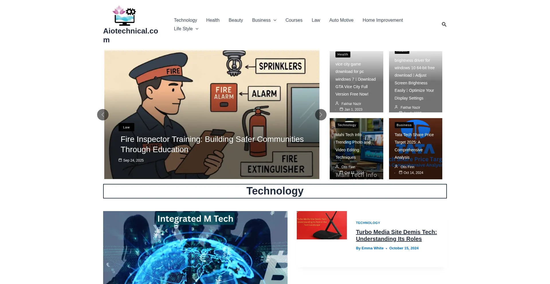Aiotechnicalx.com Screenshot