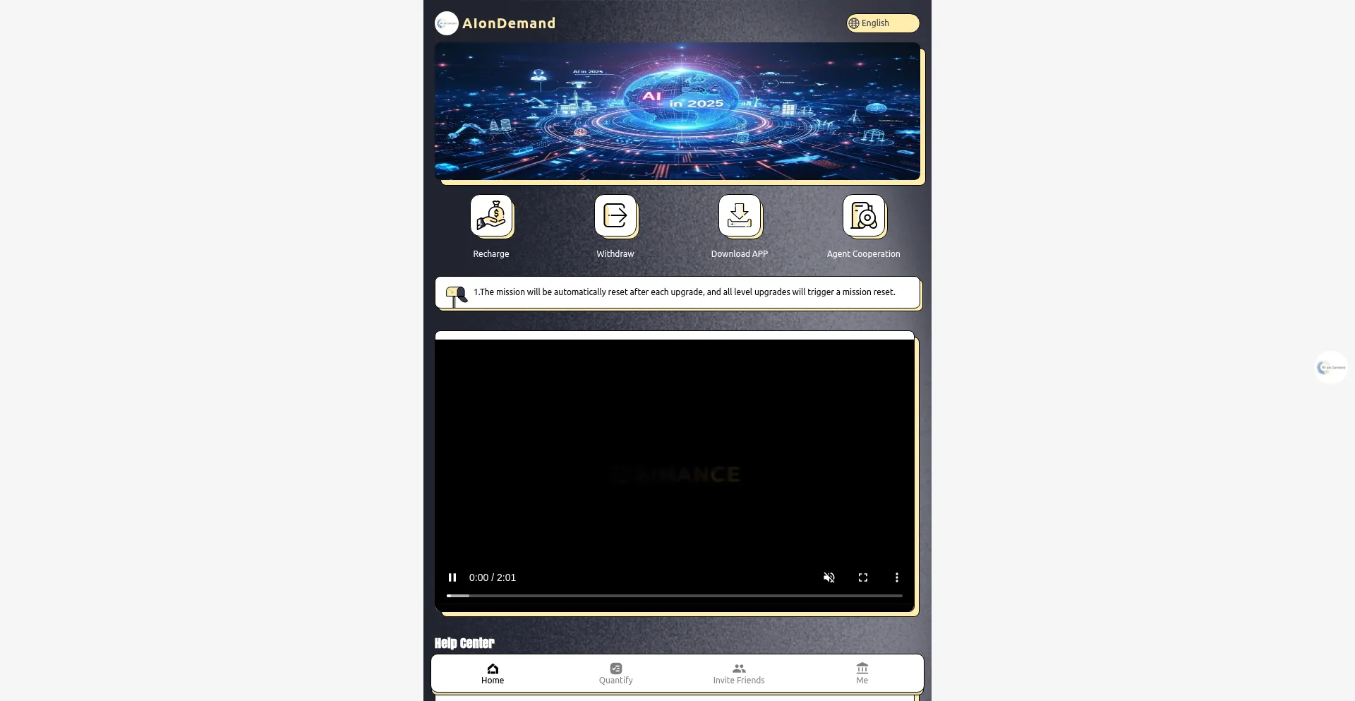 Website screenshot of Aiquantitativestrategies.vip