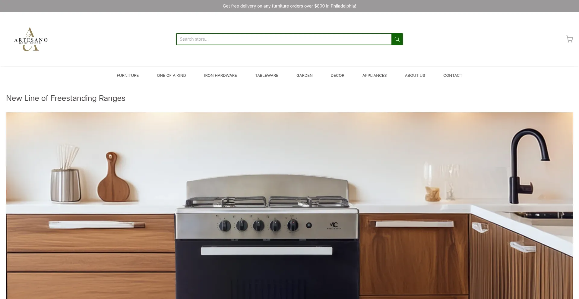 Website screenshot of Aiwhomedecor.com