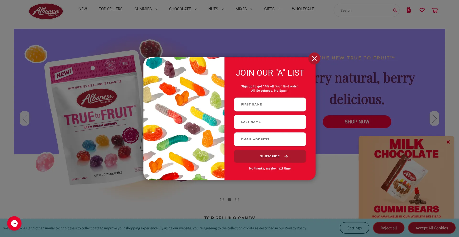 Albanesecandy.com
