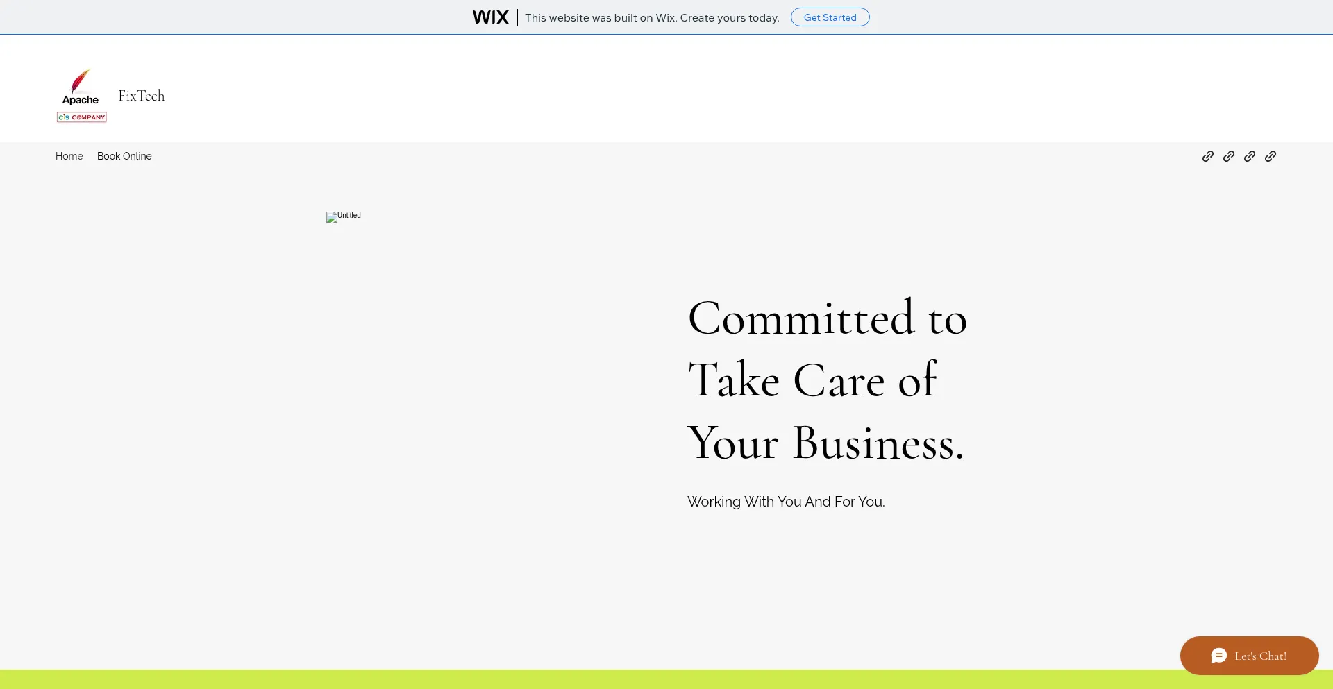 Website screenshot of Alihussein.ca