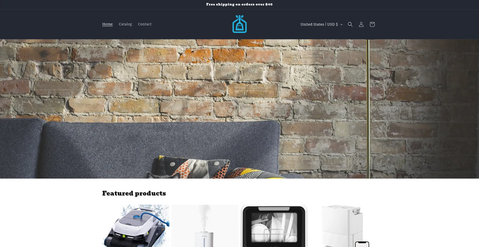 Website screenshot of Alir.shop