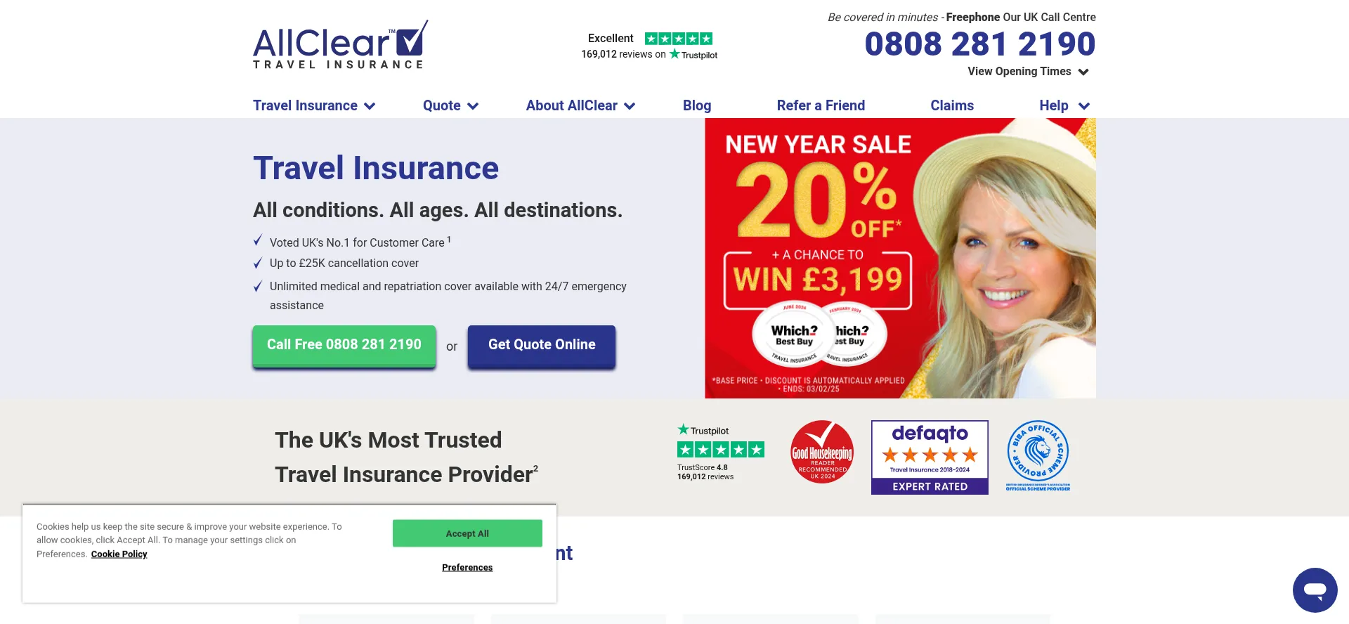 Allcleartravel.co.uk é Seguro e Confiável?