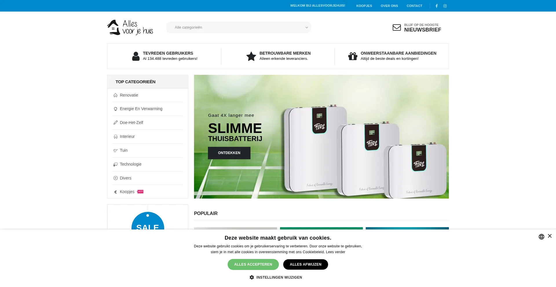 Allesvoorjehuis.be é Seguro e Confiável?