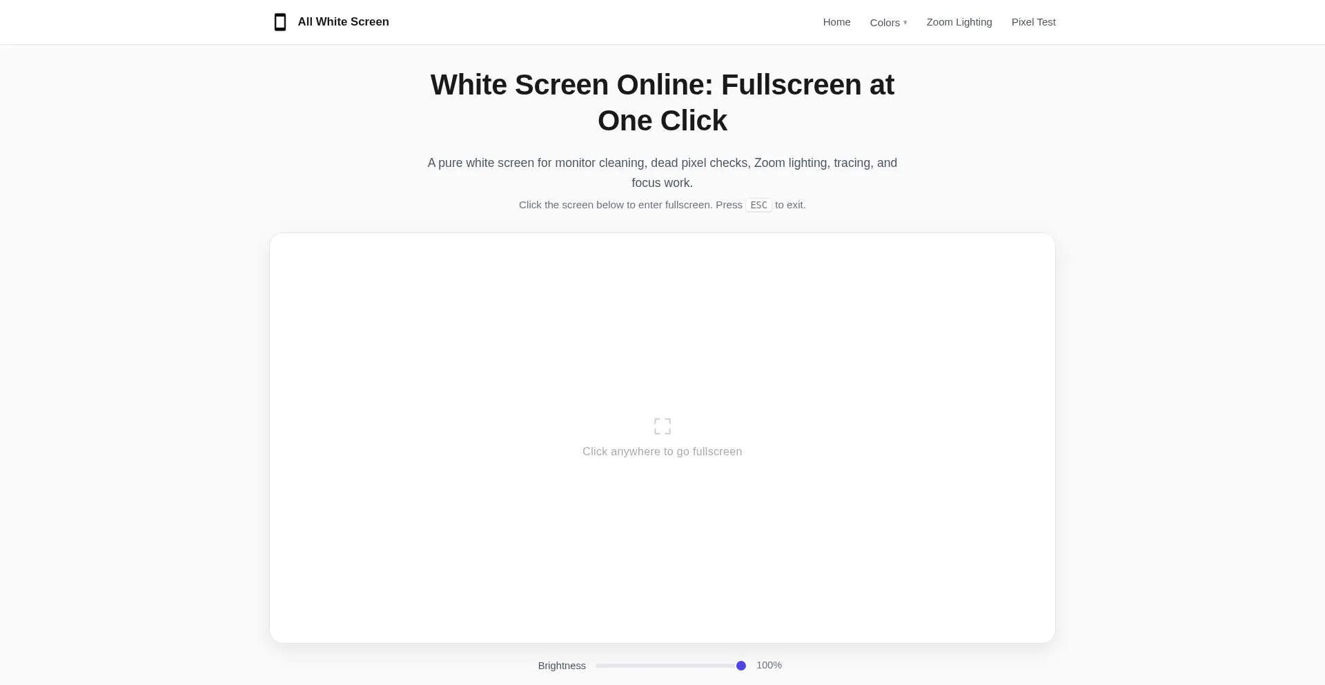 Allwhitescreen.org