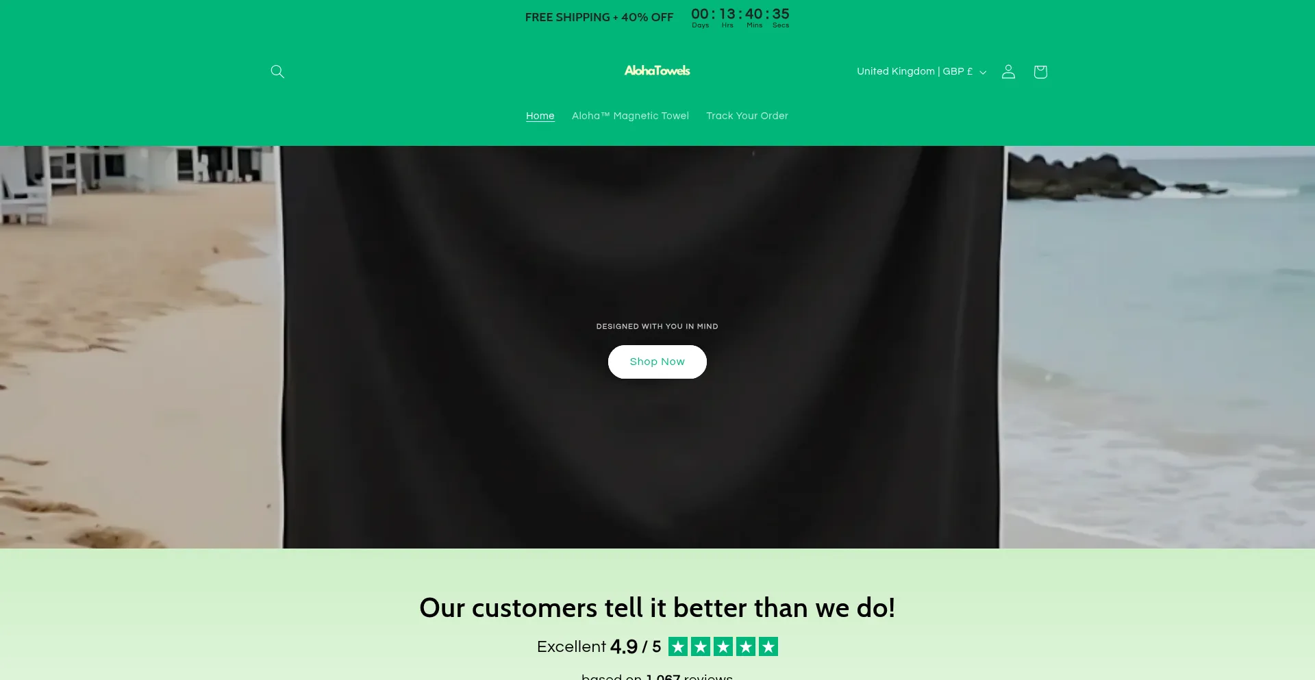 Alohamagnettowels.com