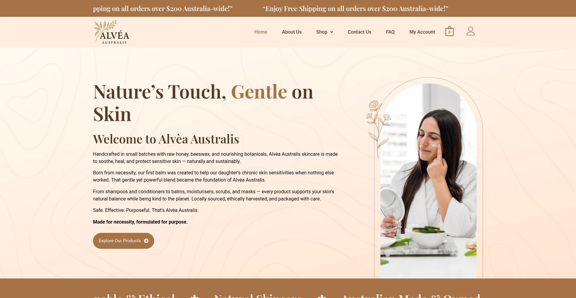 Alvea.com.au Screenshot