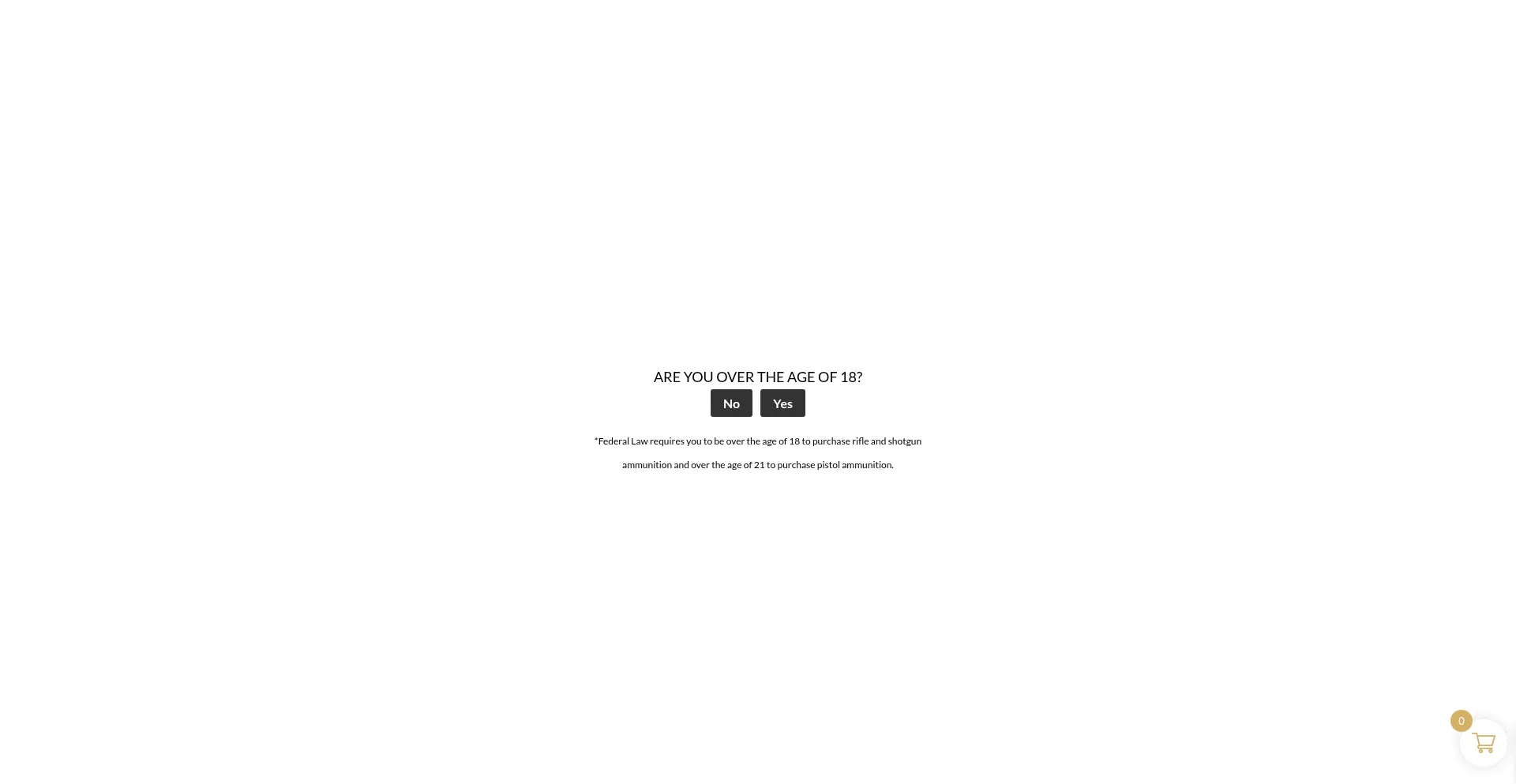 Website screenshot of Alwaysammo.com