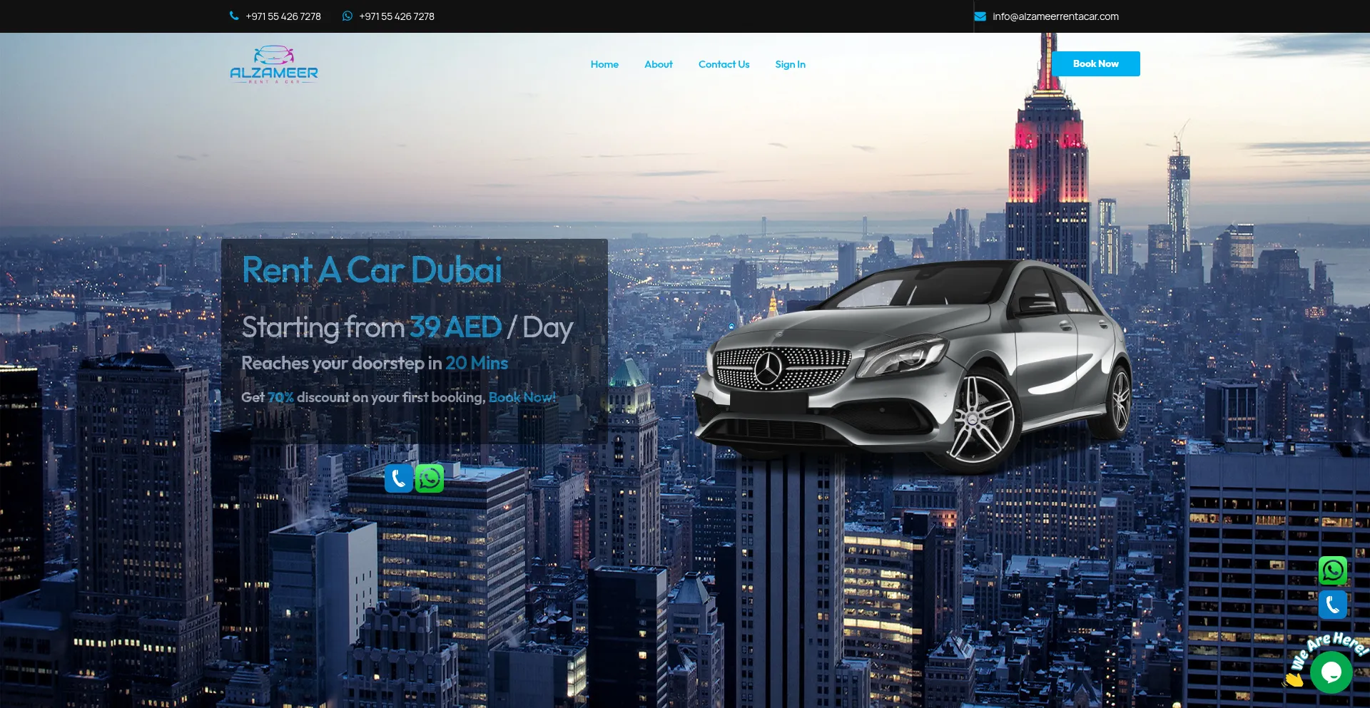 Alzameerrentacar.com é Seguro e Confiável?