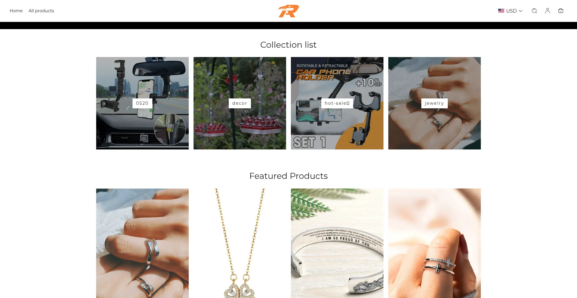 Website screenshot of Amaznreturnpallets.com