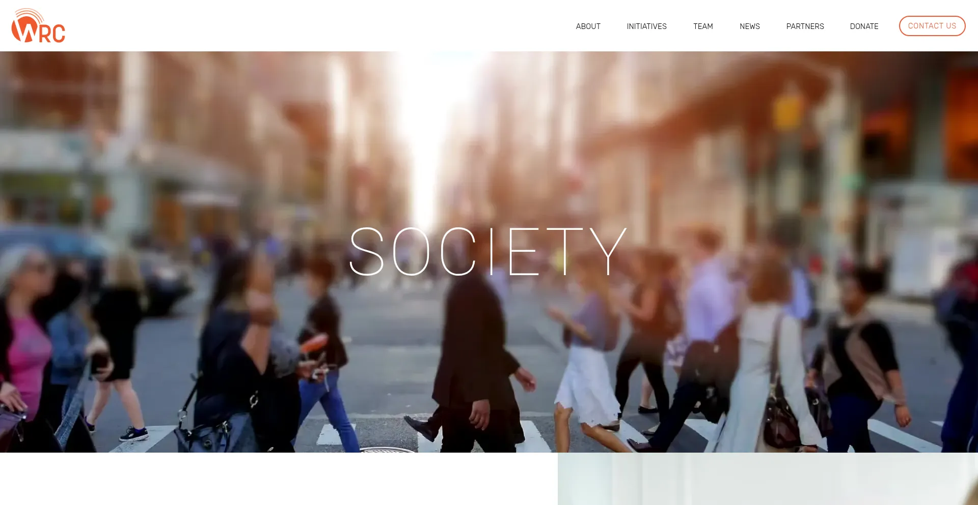 Website screenshot of Amc.org